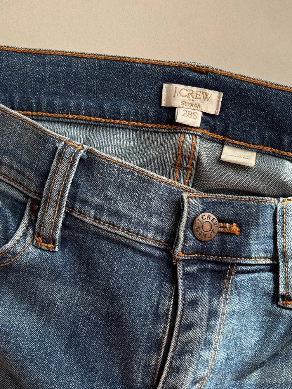 J.Crew Classic Women's Blue Denim Stretch Jeans